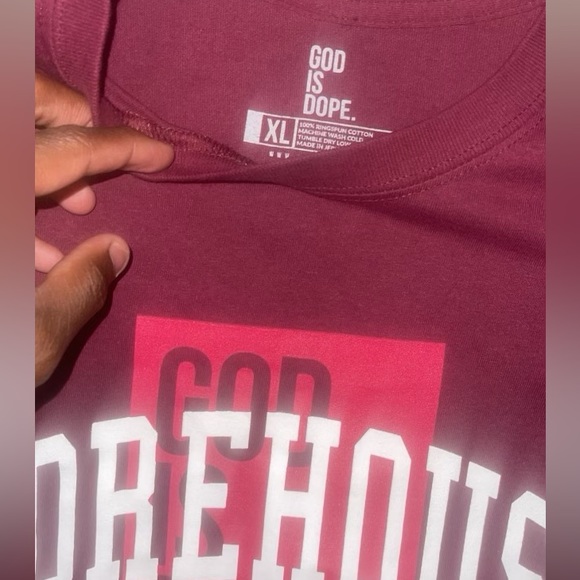 God is Dope / Morehouse College Collaboration T-Shirt (Size X-Large) - Picture 2 of 2